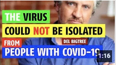 "COVID Virus Unsuccessful in Isolation from Infected Individuals"