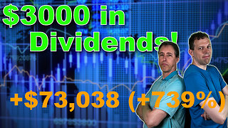 How to make $3000 in dividends. Real life example.