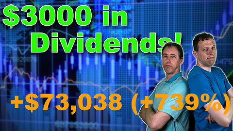 How to make $3000 in dividends. Real life example.
