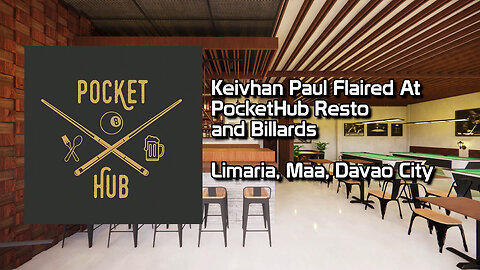 Keivhan Paul Flaired At PocketHub Resto Bar and Billards