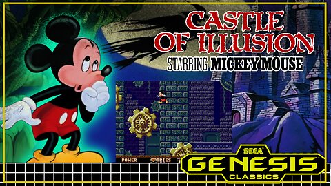 🏰🎩 Castle of Illusion Starring Mickey Mouse 🎮✨ (SEGA Genesis)