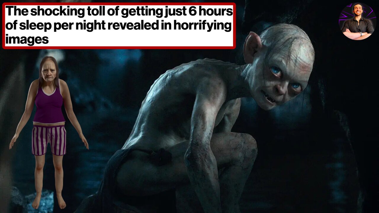 What You Will Look Like If You Chronically Run a Massive Sleep Deficit! It's NOT Precious!