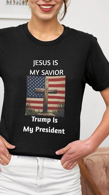 Jesus Is My Savior Trump Is My President Shirt From The South Dominion Gifts Etsy Shop