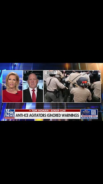 Tom Homan CHALLENGES Gov. Pritzker To Face Rioters