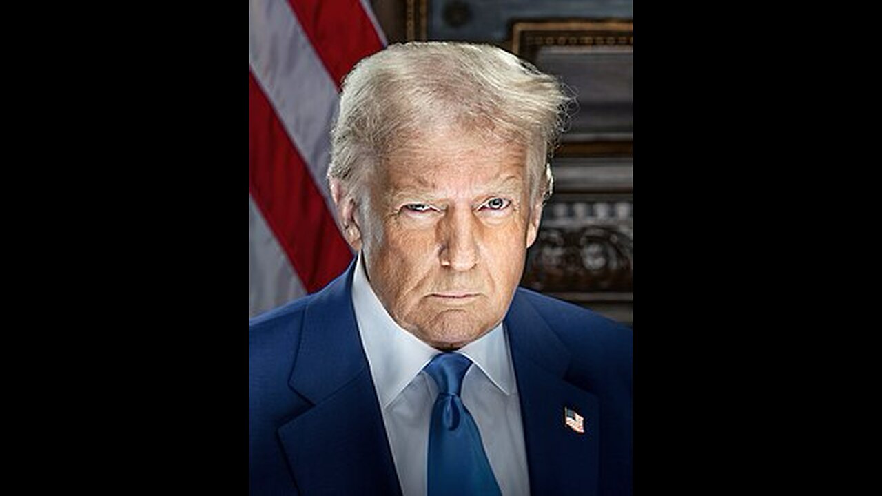 powerful entrance of Donald J.