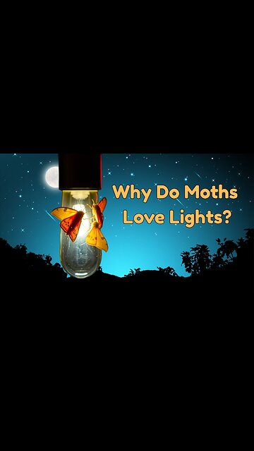 Moths Mistake Artificial Lights For The Moon