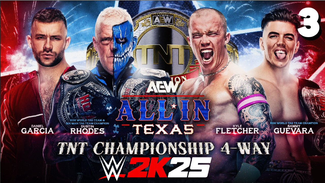 WWE 2K25 AEW All In 2025 - Match 3: A NEW CHAMP Is CROWNED!