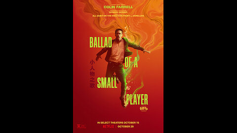 Trailer - BALLAD OF A SMALL PLAYER - 2025 - Colin Farrell