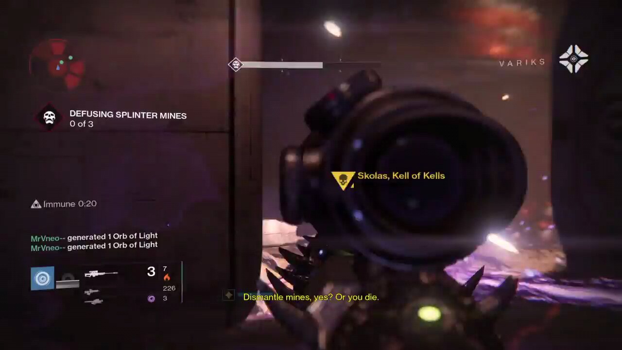 DESTINY THE TAKEN KING BLACK SPINDLE VS SKOLAS KELL