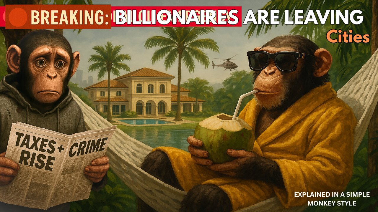 Why Billionaires Are Leaving Cities in 2025 | The Great Escape Explained Simply