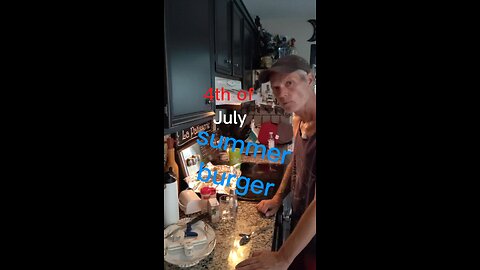 deconstructed "A1" burgers for the 4th of July