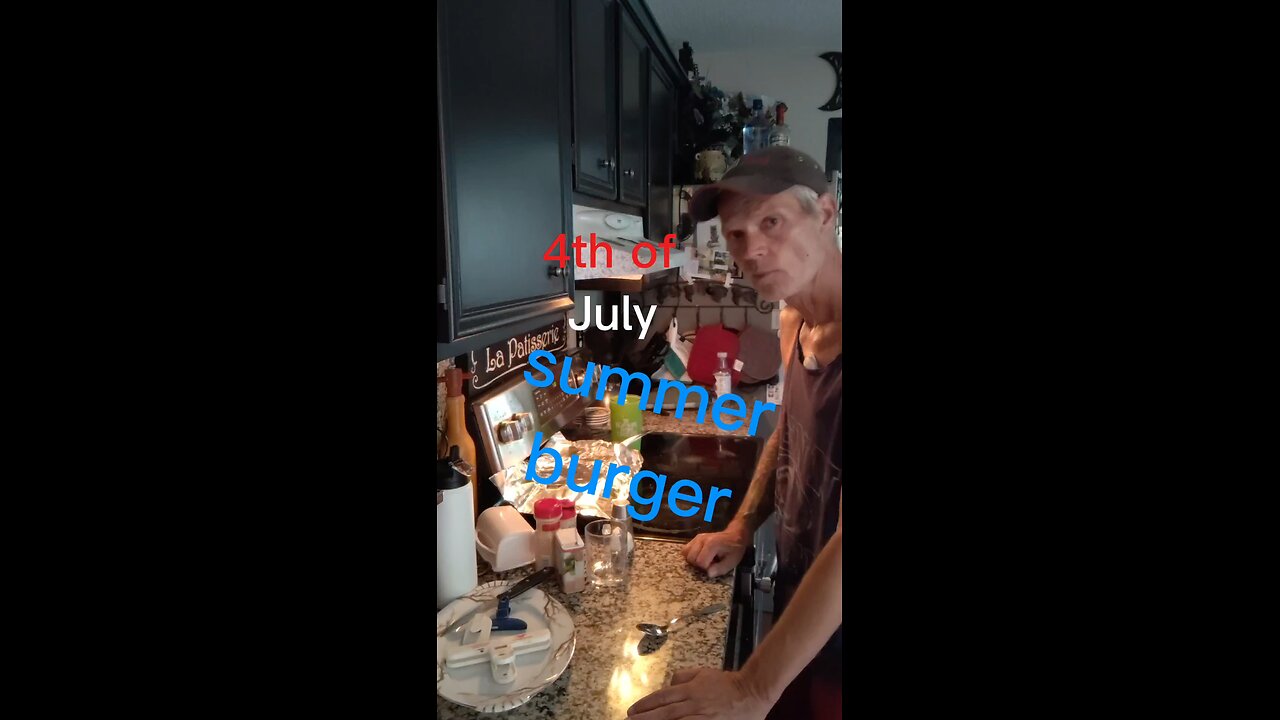 deconstructed "A1" burgers for the 4th of July