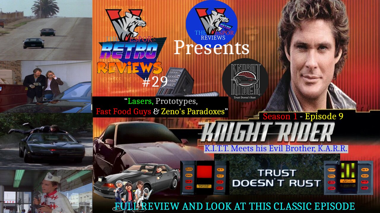 Knight Rider - Trust Doesn't Rust (1982) | First Season | Full Episode Review | KITT Against KARR