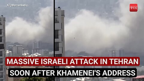TEHRAN UNDER ATTACK: IRGC Military Sites, Iranian Choppers On FIRE After Israeli Strikes