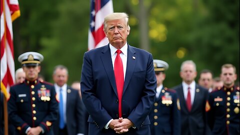 President Trump Participates in a Memorial Day Tribute at Arlington National Cemetery