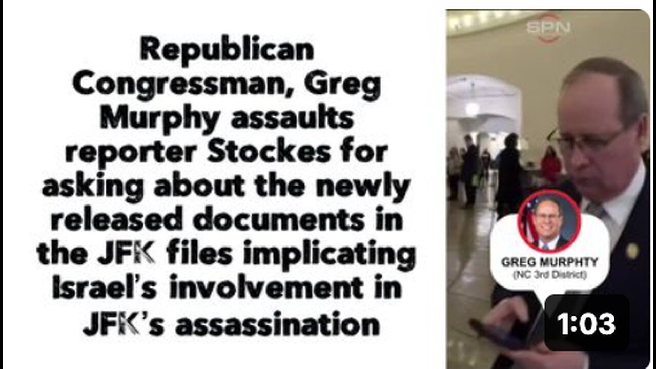 "Congressman Greg Murphy's Altercation Over New JFK Files: An Unsettling Attack on Press"