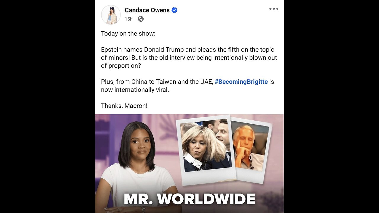 WOAH Trump Named In Epstein Files. 'Becoming Brigitte' Goes International
