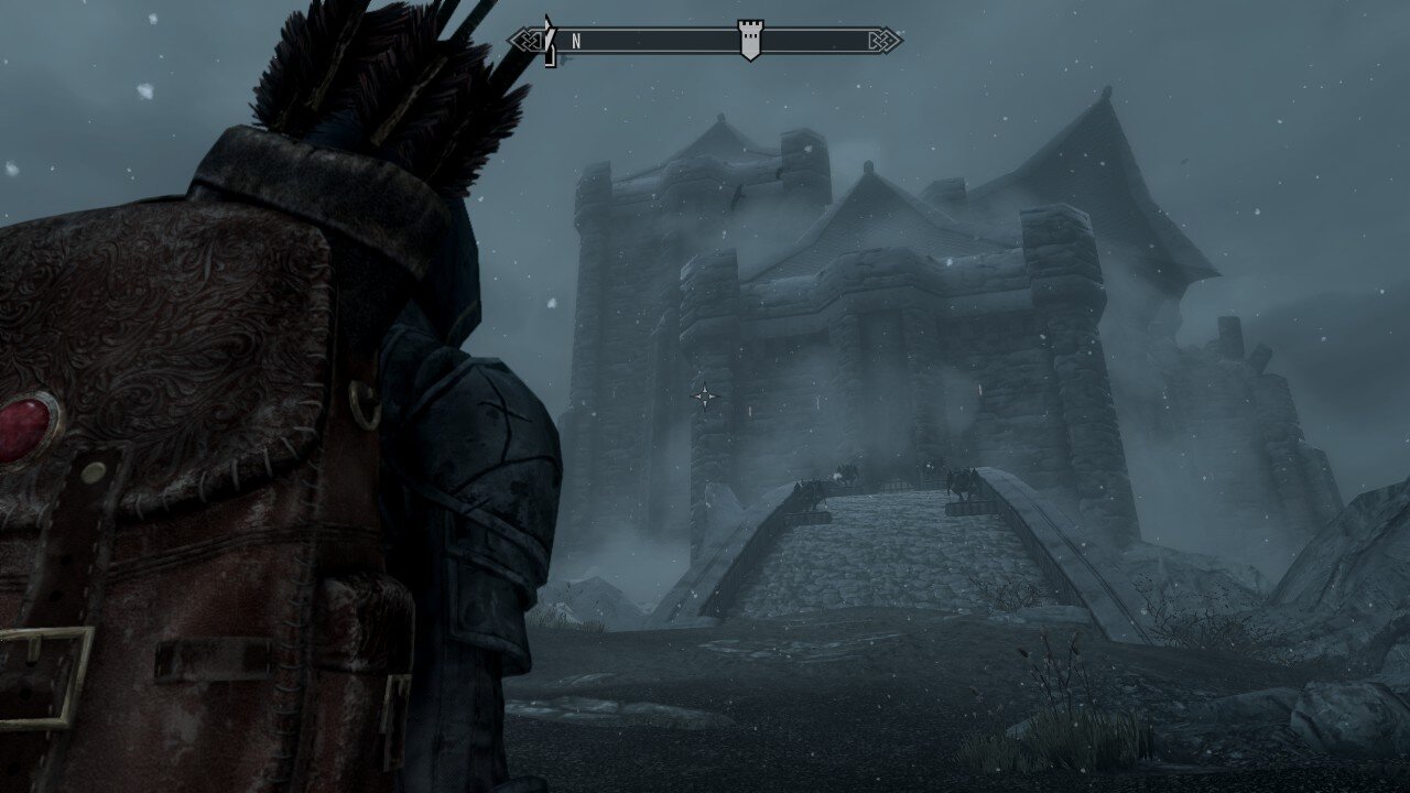 Fishing at a Castle's seaside filled with Mosquitoes...