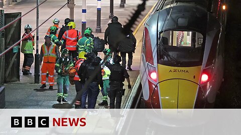 Cambridgeshire train stabbing suspect charged as 'hero' staff member critical but stable | BBC News