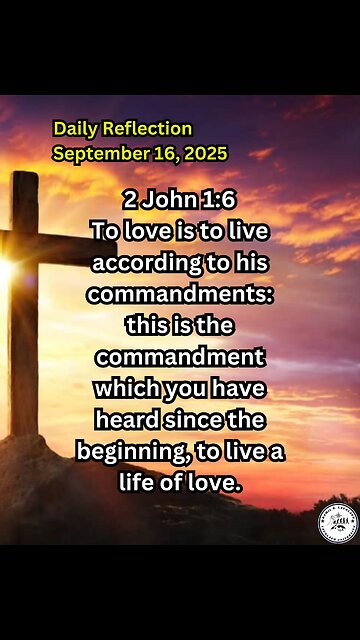 Daily Reflection September 16, 2025 #faith #bible #reflection
