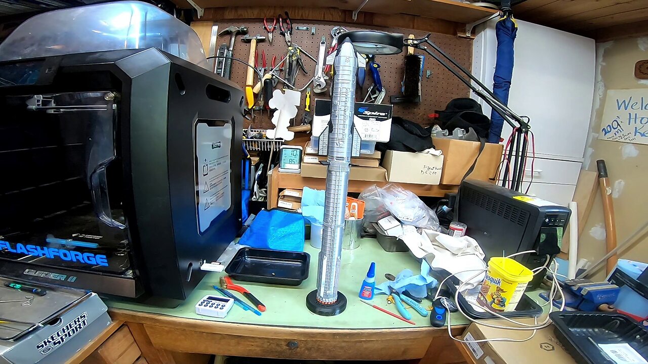 3d Printing & Assembly of a Complex Model: SpaceX Starship, Super Heavy, and Launch Tower - Part 11