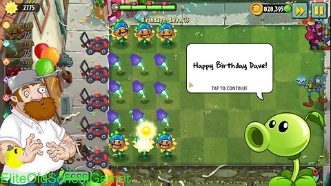 Plants vs Zombies 2 - Thymed Event - Birthdayz Party - Dialogue Only - May 2025