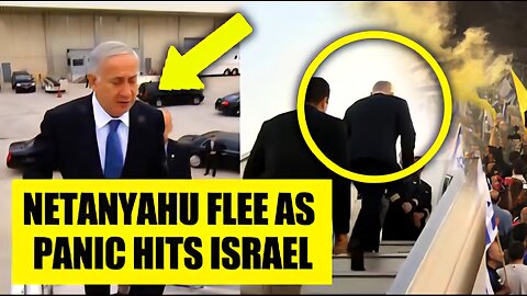 Netanyahu Flees Tel Aviv Like a Coward as Iran Unleashes Massive Retaliation!