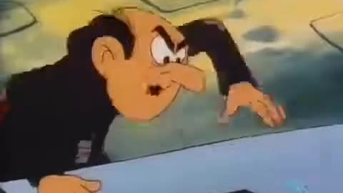 The Smurfs: Master Scruple (off-screen spanking)