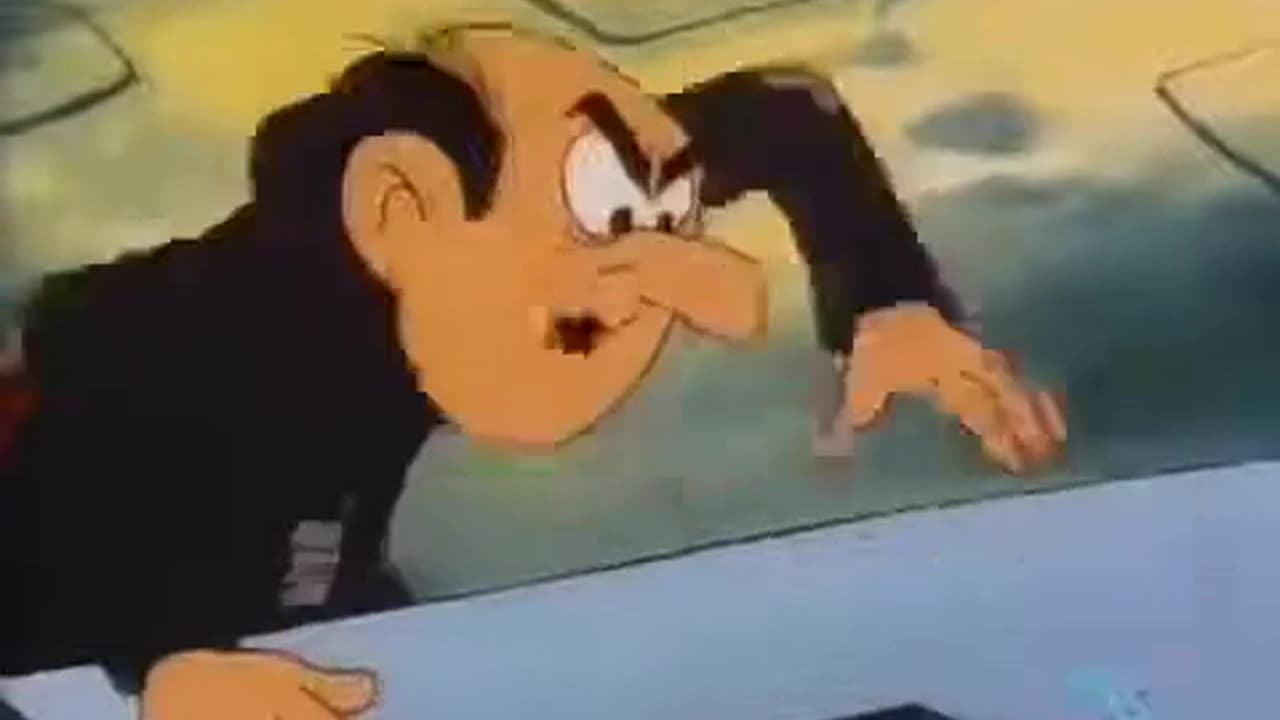 The Smurfs: Master Scruple (off-screen spanking)