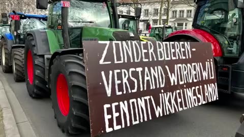 Protestactie land- en tuinbouwers Brussel vrijdag 3 maart 2023 DEEL 1