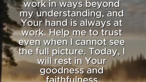 Trust God’s Unseen Work 🌌