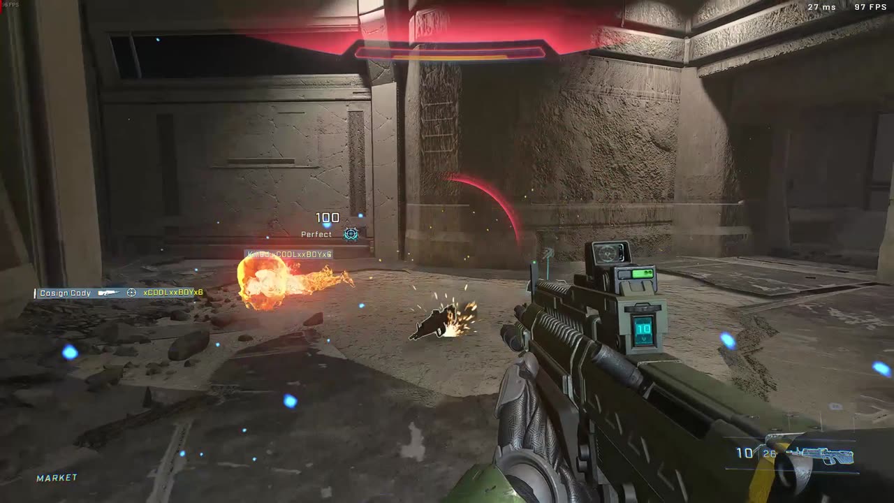 Halo Infinite - Perfect out BR when half while he dashes