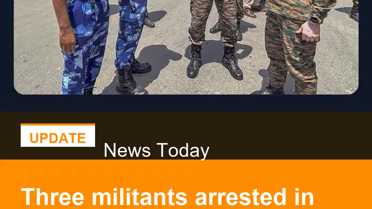 Three militants arrested in Manipur