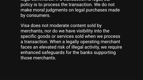 Visa Responds To Censoring Steam Games