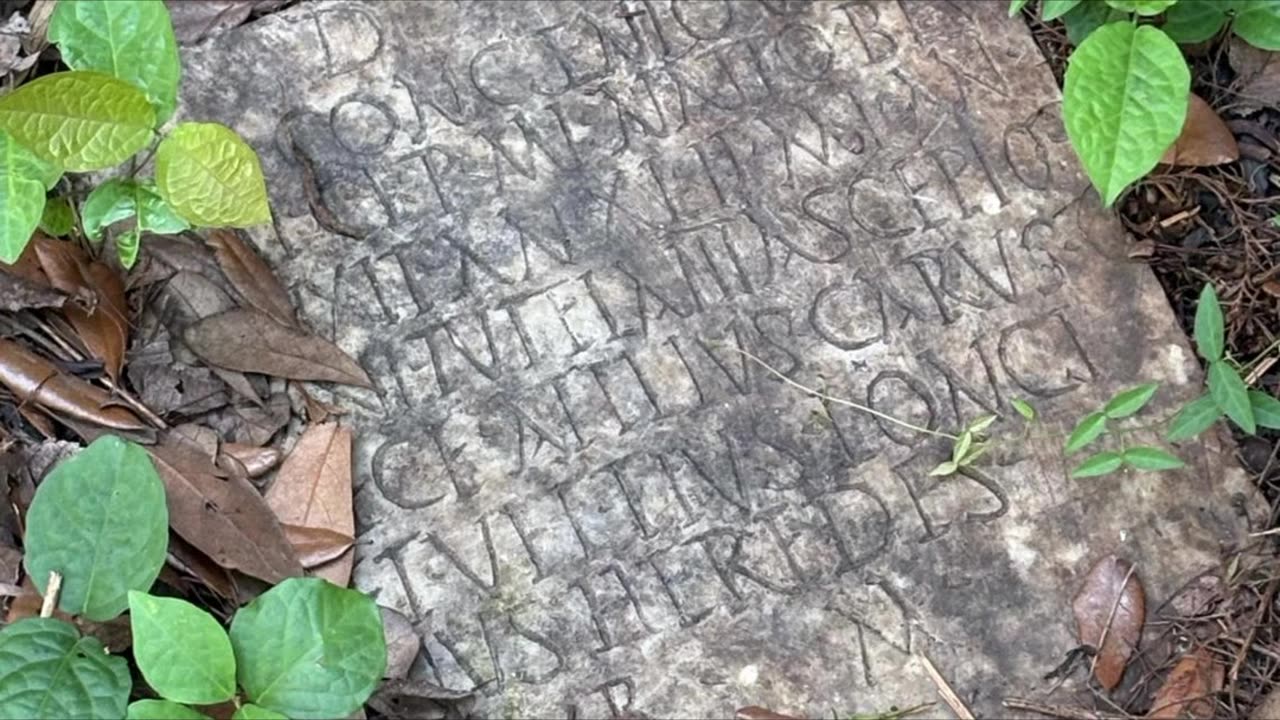 Ancient Roman Tombstone found in New Orleans