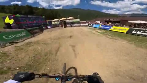 GoPro: Asa Vermette takes 2nd Place in Quali / Finals Run - Andorra - '25 UCI DH MTB World Cup