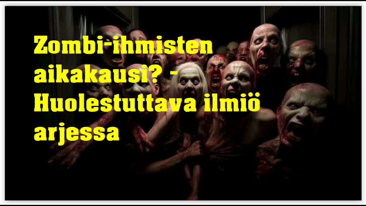 Zombi ihmisten aikakausi - huolestuttava ilmiö arjessa
