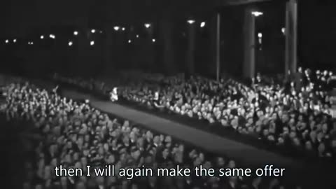 Here's 2 hours of Hitlers speeches subbed in English.