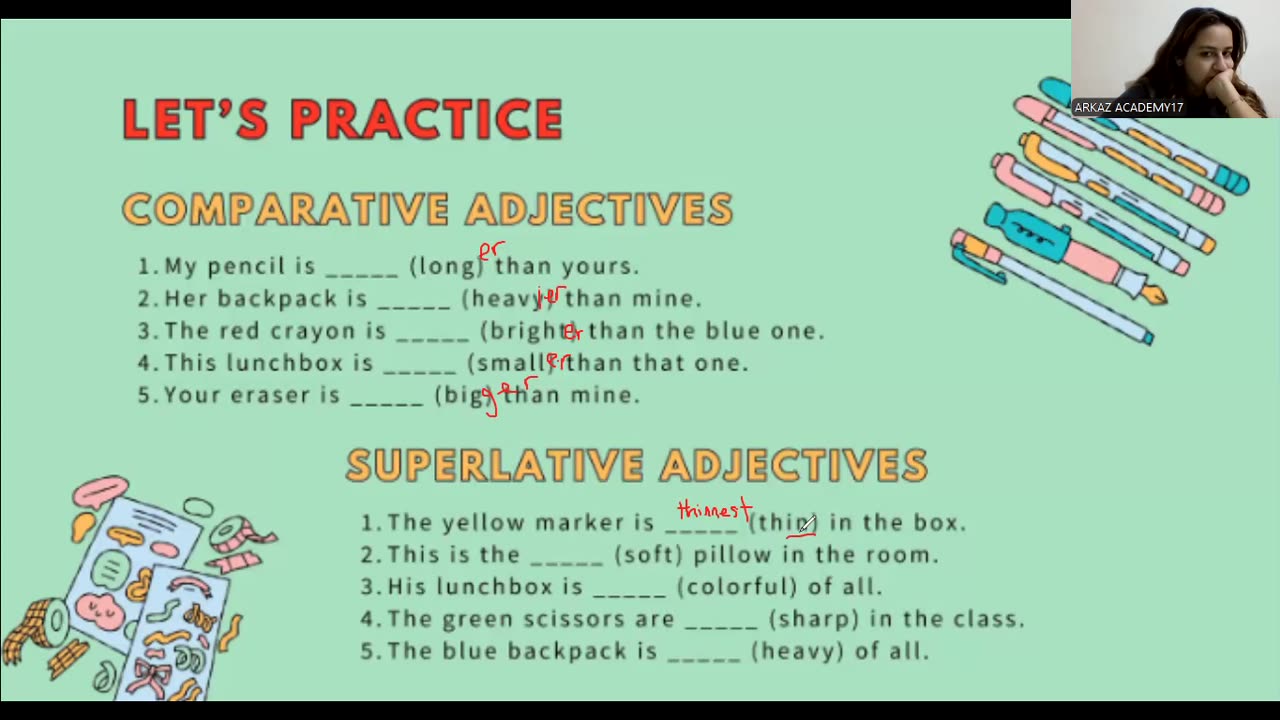 Comparatives and superlatives