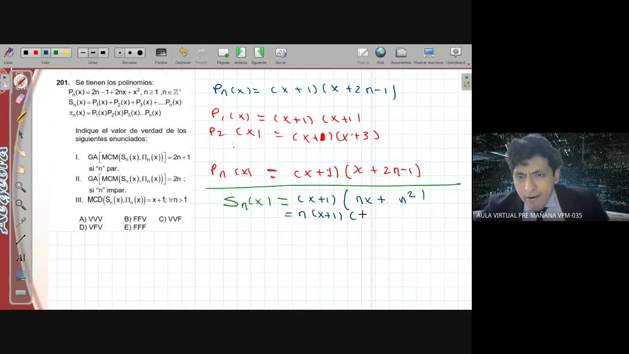 CEPRE UNI 2022 - 1 | Semana 07 | Álgebra S2