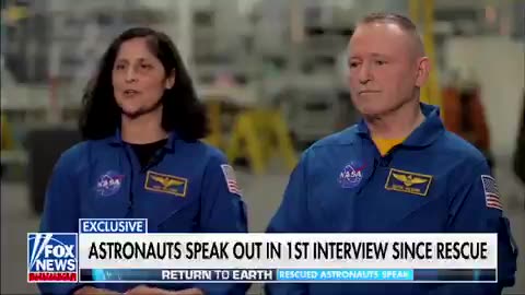 Astronauts Butch Wilmore and Suni Williams express gratitude to President Trump and Elon Musk