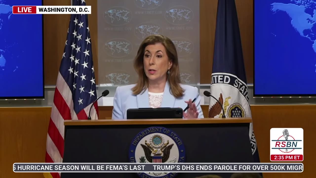 RSBN U S State Department Holds a Press Briefing - 6-17-25
