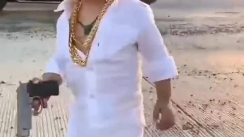 Kid with a gun