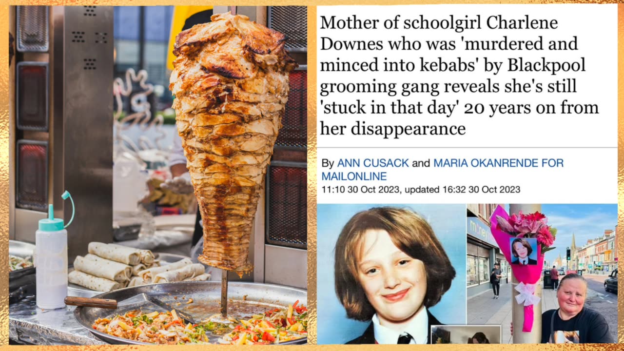 THE CHARLENE DOWES CASE KIDNAPPED AND KILLED THE USED FOR KEBAB ALLEGEDLY