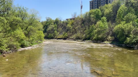 Humber River Toronto slow low flow
