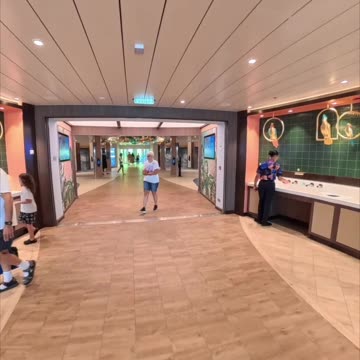 Location of Restrooms near Windjammer at Star of the Seas Deck 15!