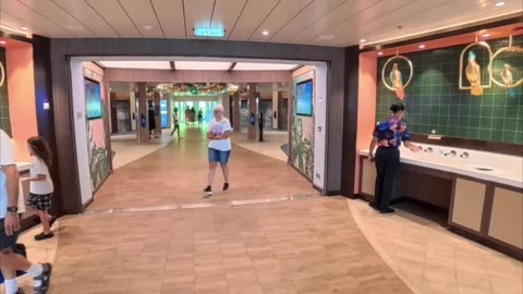 Location of Restrooms near Windjammer at Star of the Seas Deck 15!