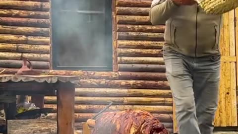 How to Roast a Whole Pig in the Countryside – Traditional Rural Recipe