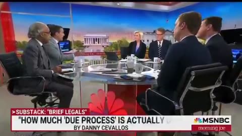 Legal Expert Stuns 'Morning Joe' Panel, Vindicates Trump In 'Due Process' Controversy