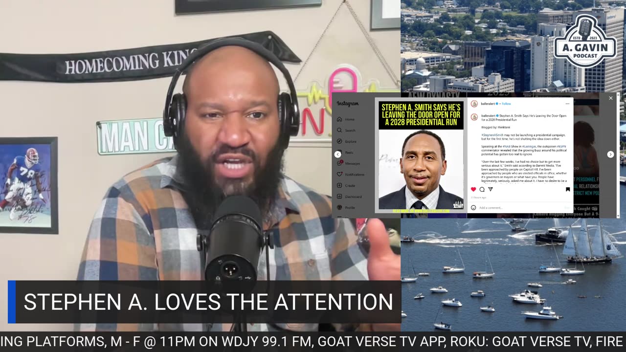 The Arrington Gavin Show "CAN ANYBODY RUN FOR PRESIDENT?"